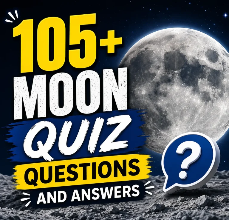 'Moon Quiz Questions And Answers"