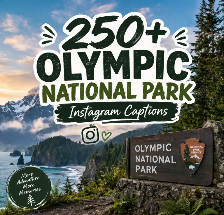 Olympic national park Instagram captions