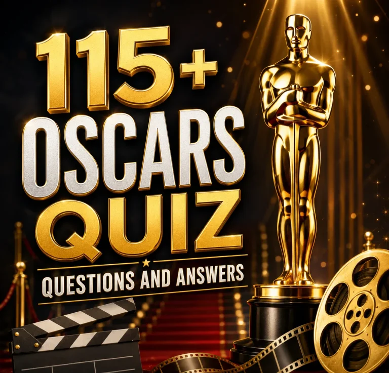 "Oscars Quiz Questions and Answers"