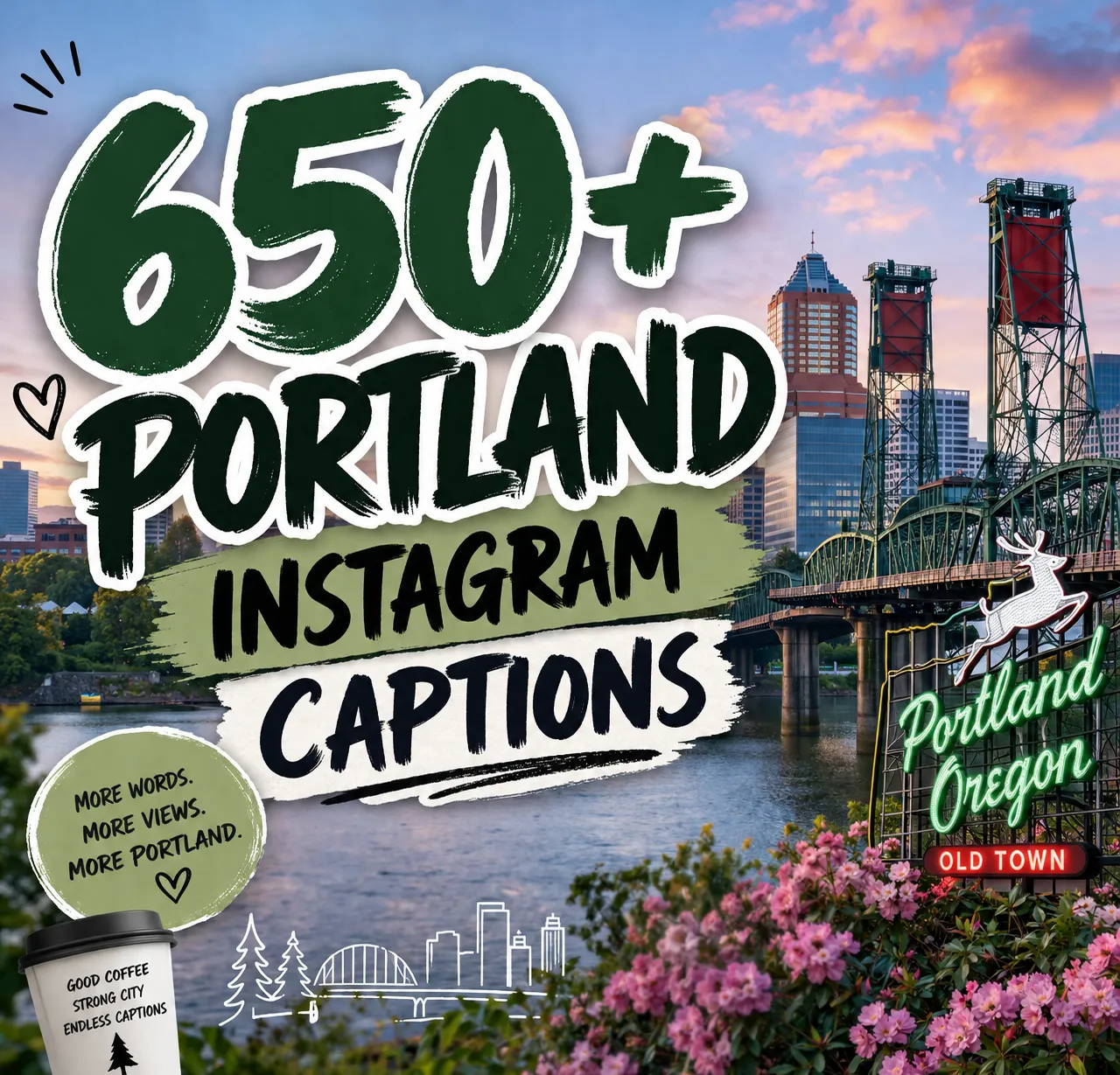 Portland Instagram captions