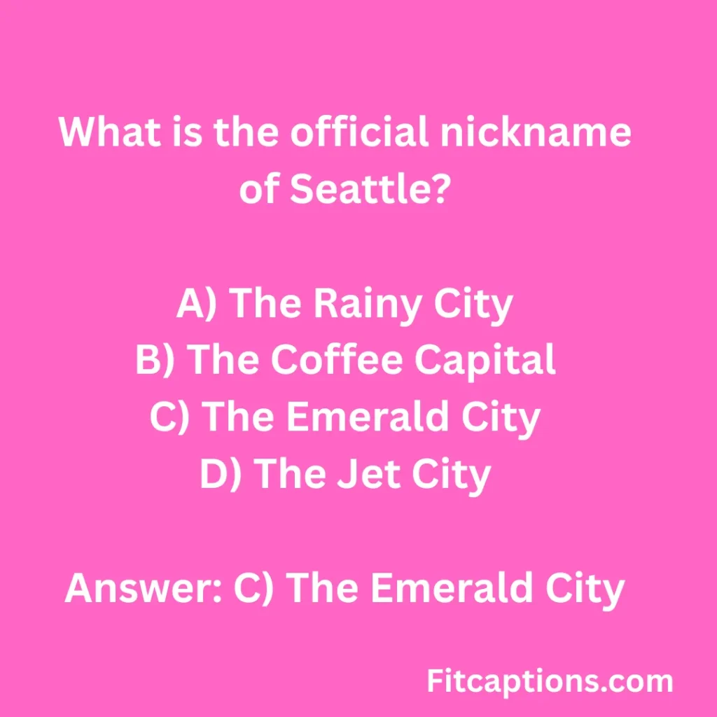 101+ Fun Seattle Quiz Questions And Answers to Test Your Knowledge (2026) "Fun Seattle Quiz Questions And Answers"
