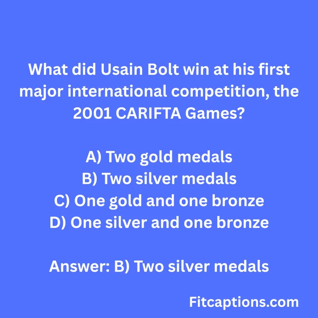 "Usain Bolt Quiz Questions And Answers"