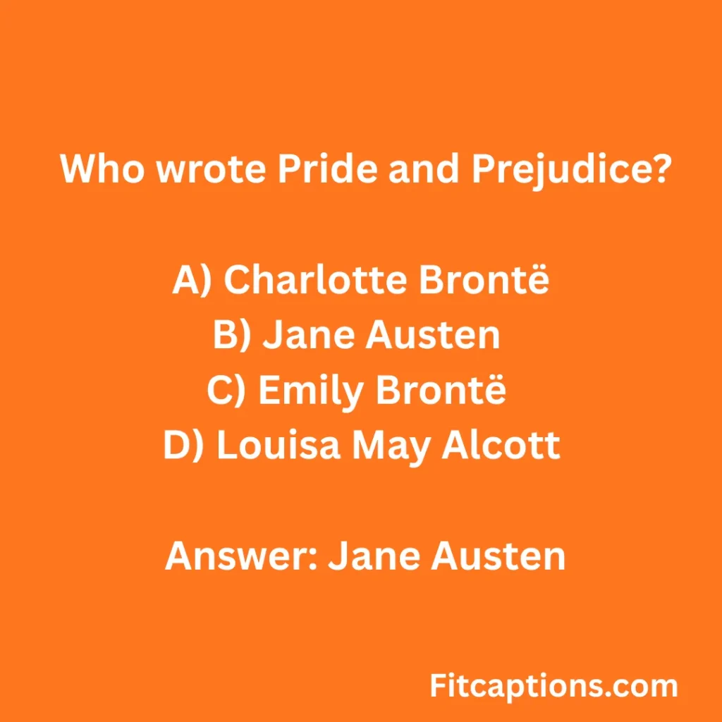 "Women Authors Quiz Questions And Answers"