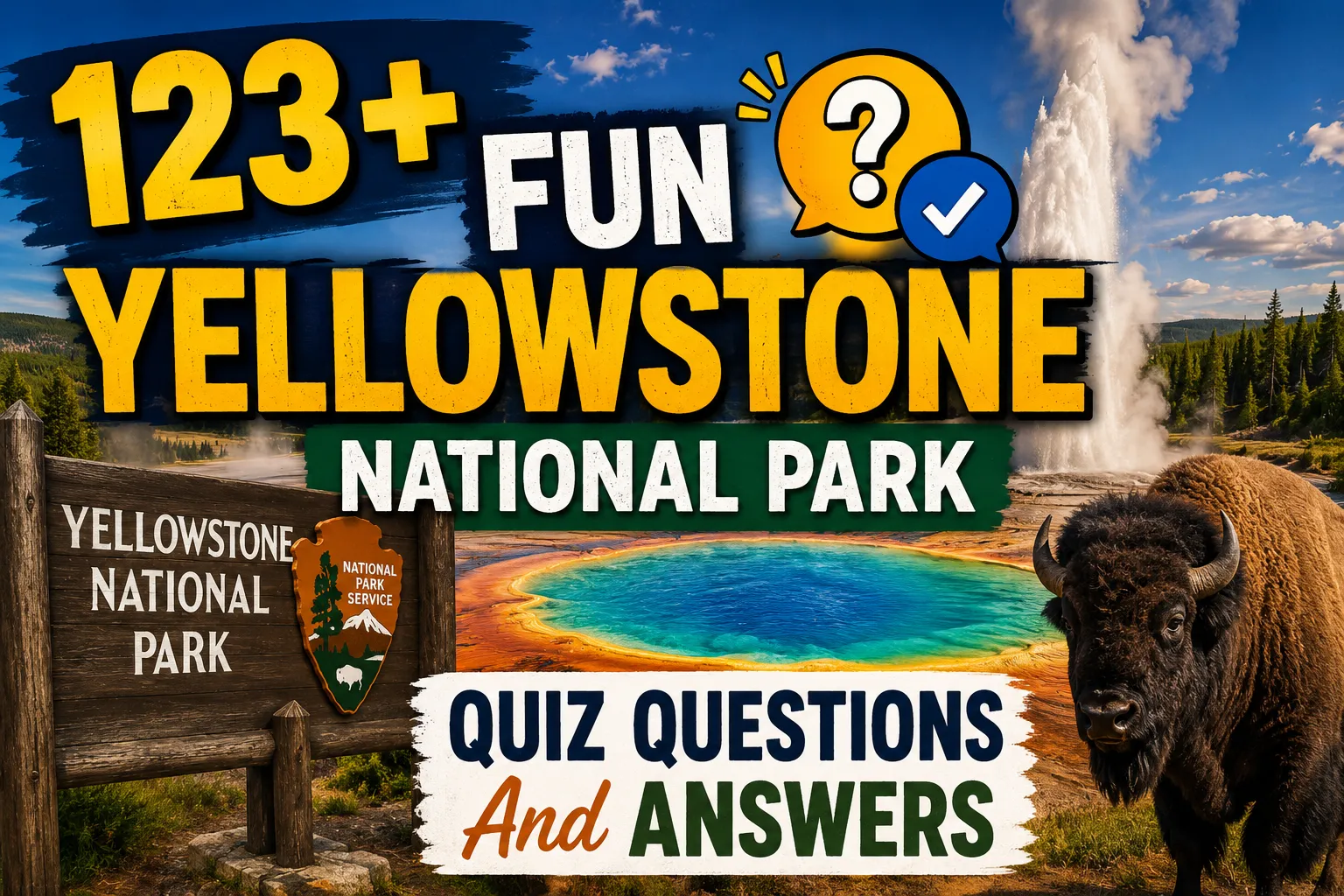 "Yellowstone National Park Quiz Questions And Answers"