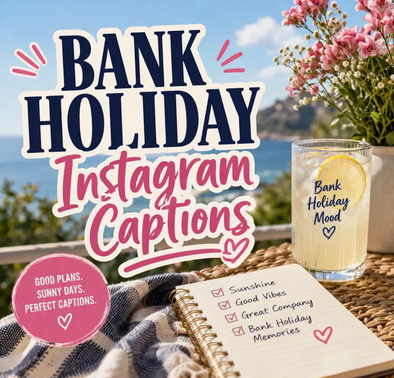 bank holiday Instagram captions
