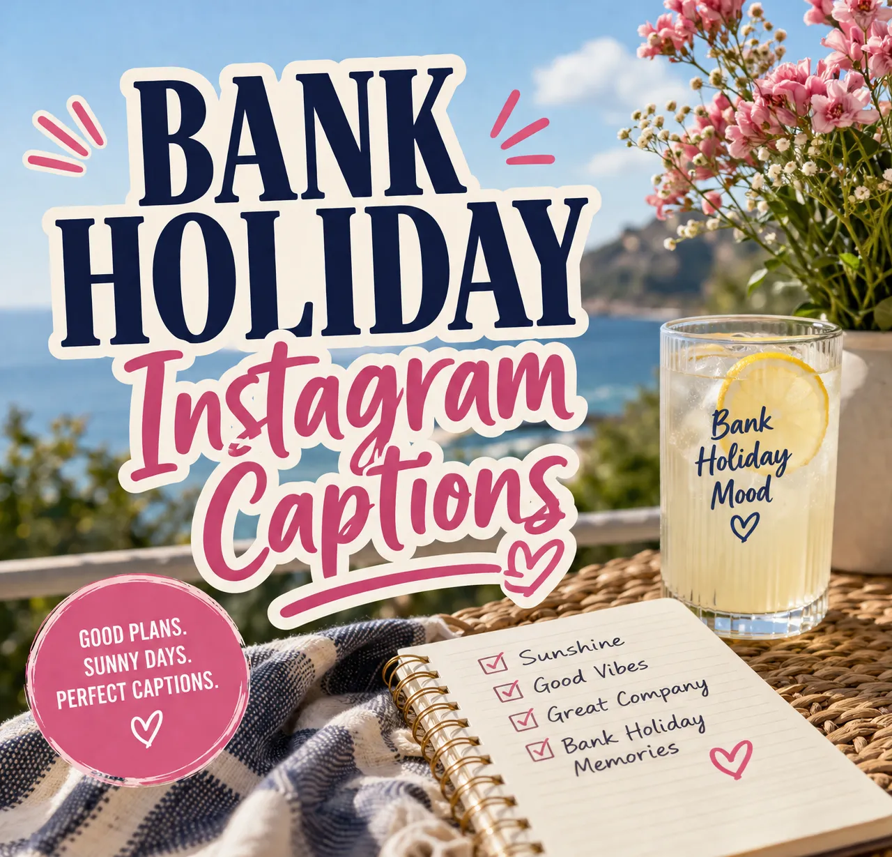 bank holiday Instagram captions