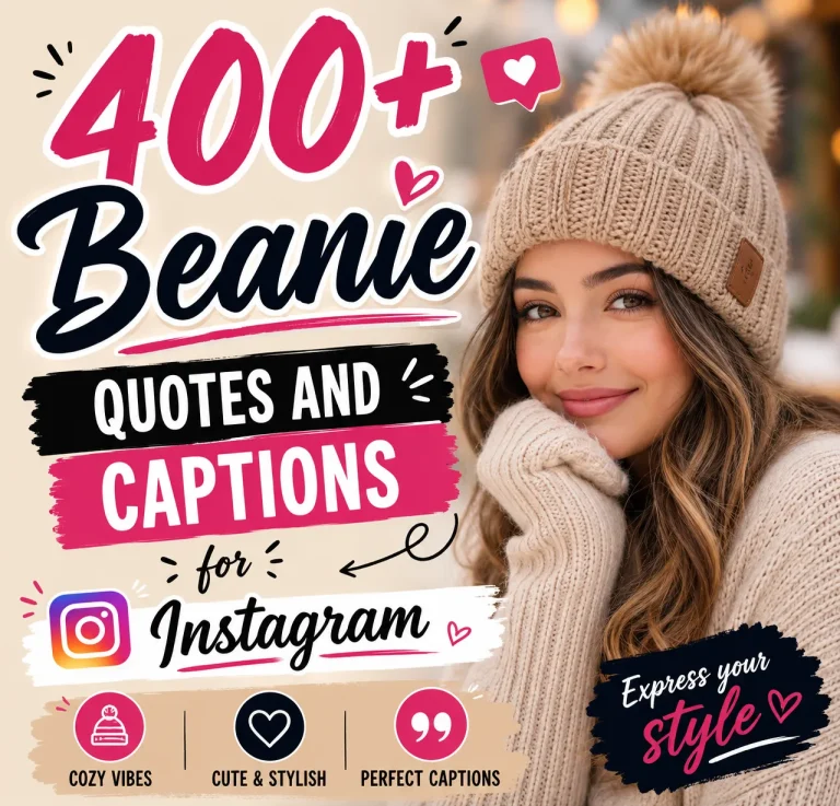 beanie quotes and captions for Instagram