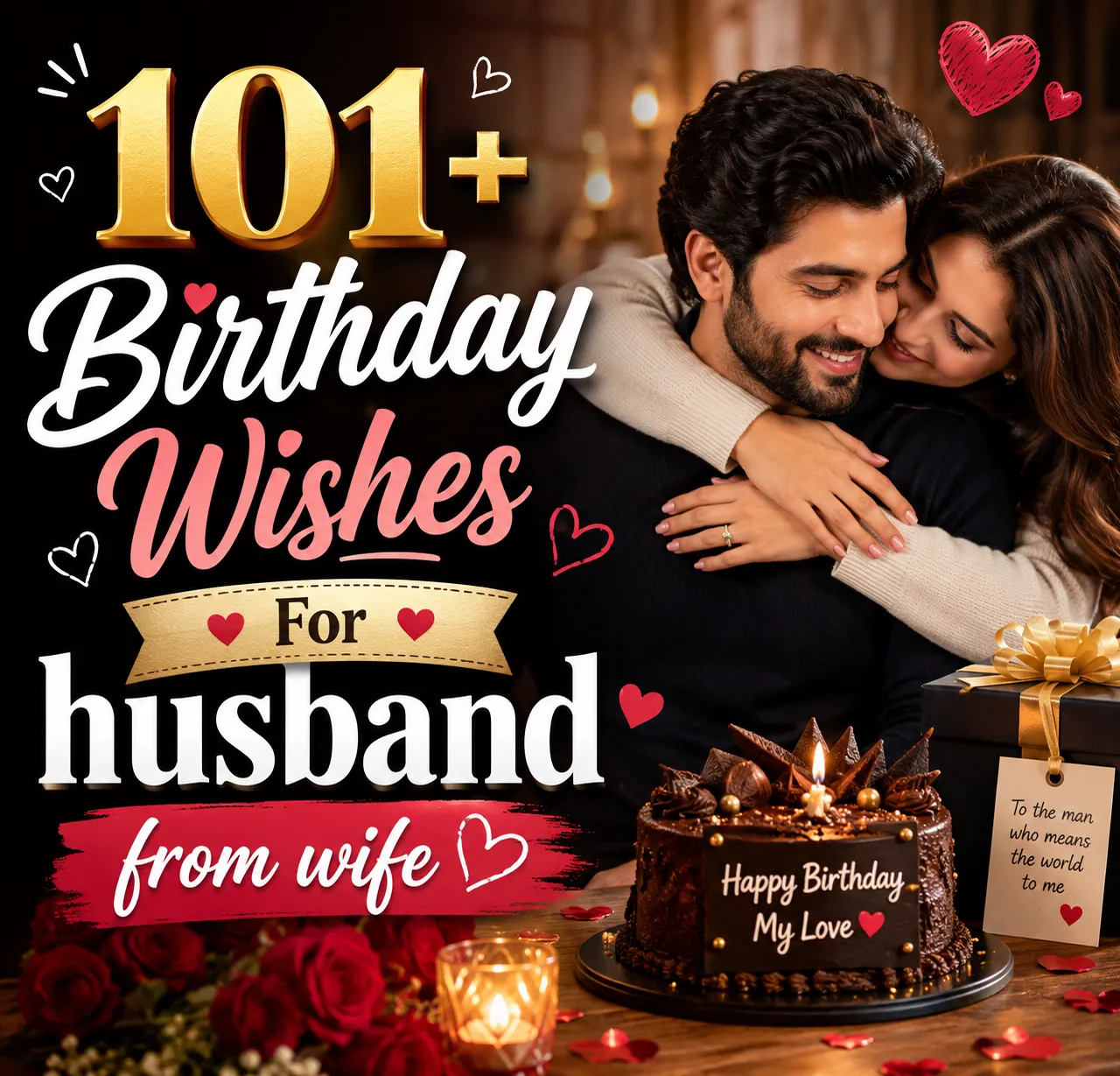 "Birthday Wishes for Husband From Wife"