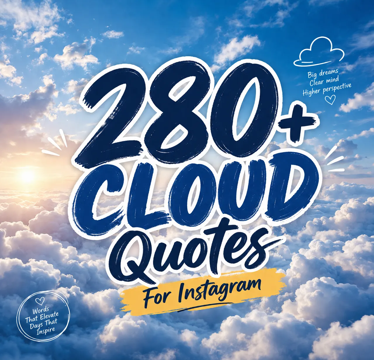 cloud Quotes For Instagram