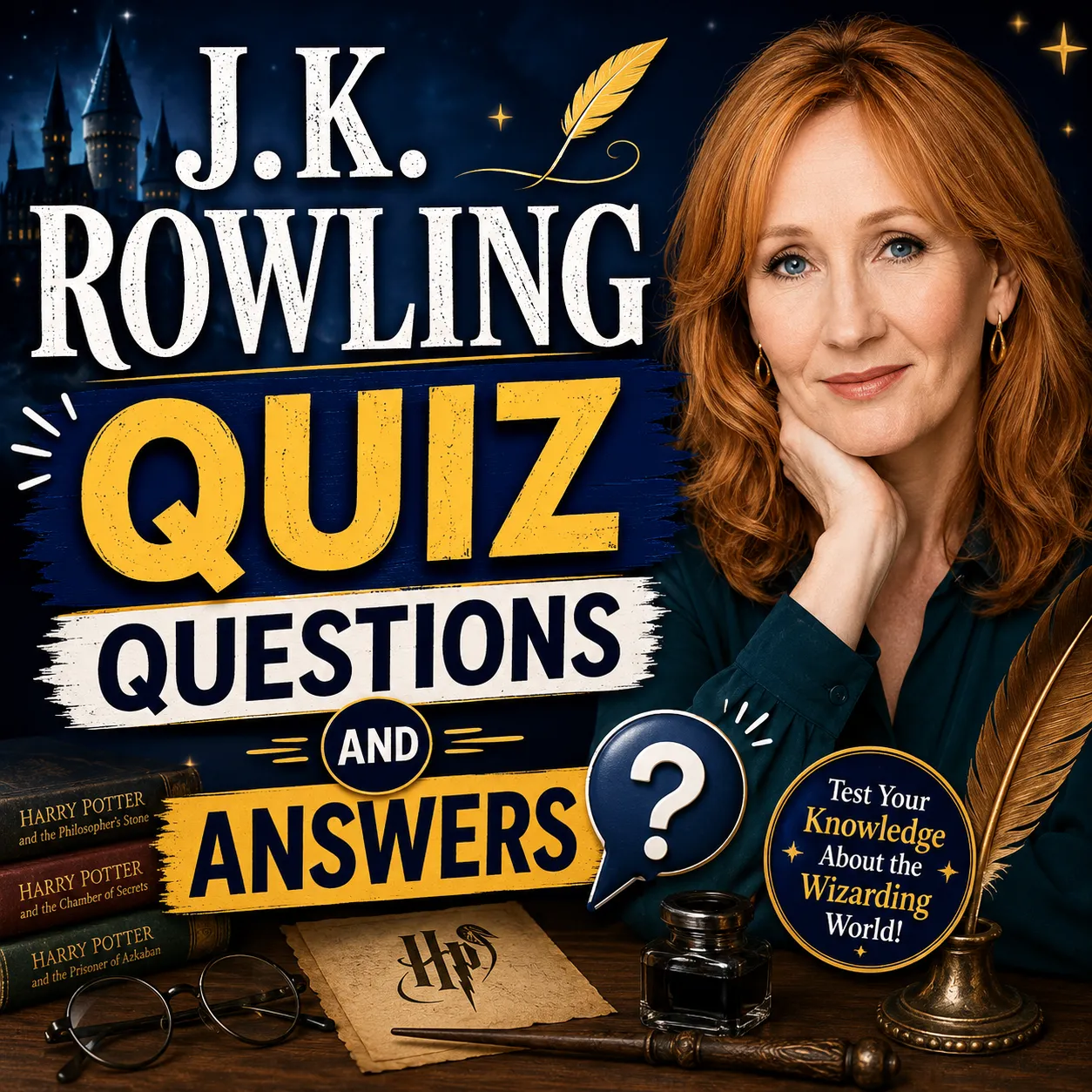 "J.K. Rowling Quiz Questions And Answers"