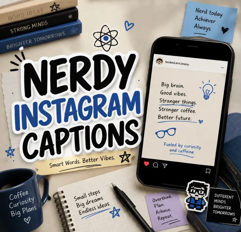 nerdy Instagram captions