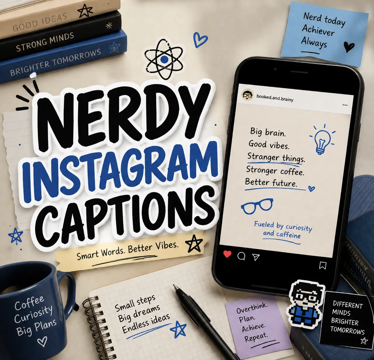 nerdy Instagram captions