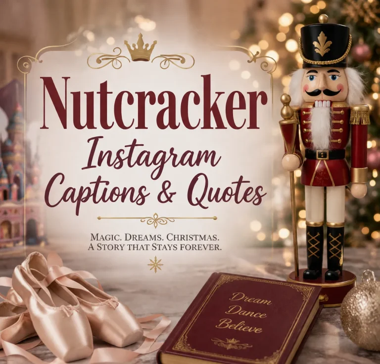 nutcracker captions for Instagram