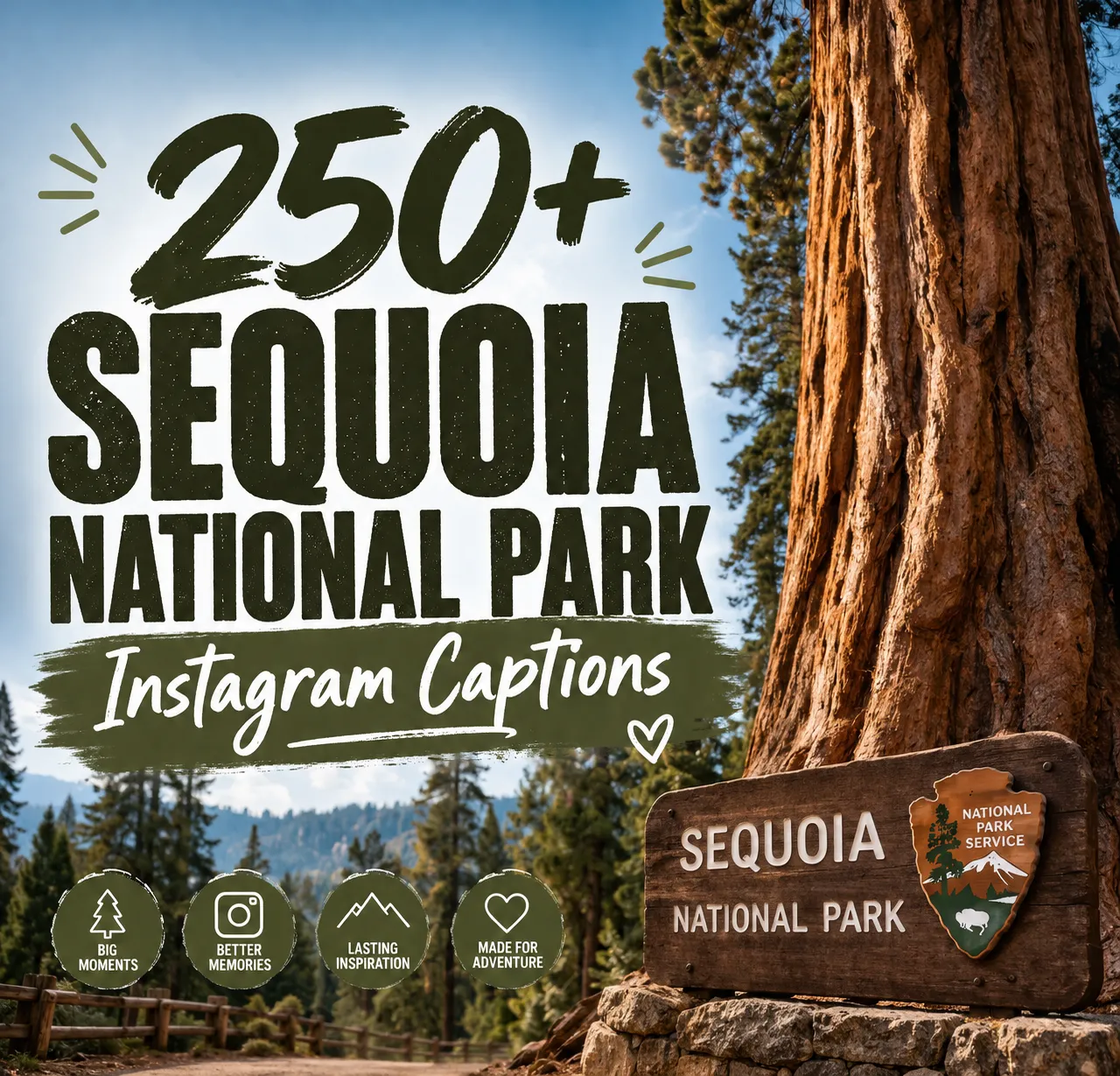 sequoia national park Instagram captions