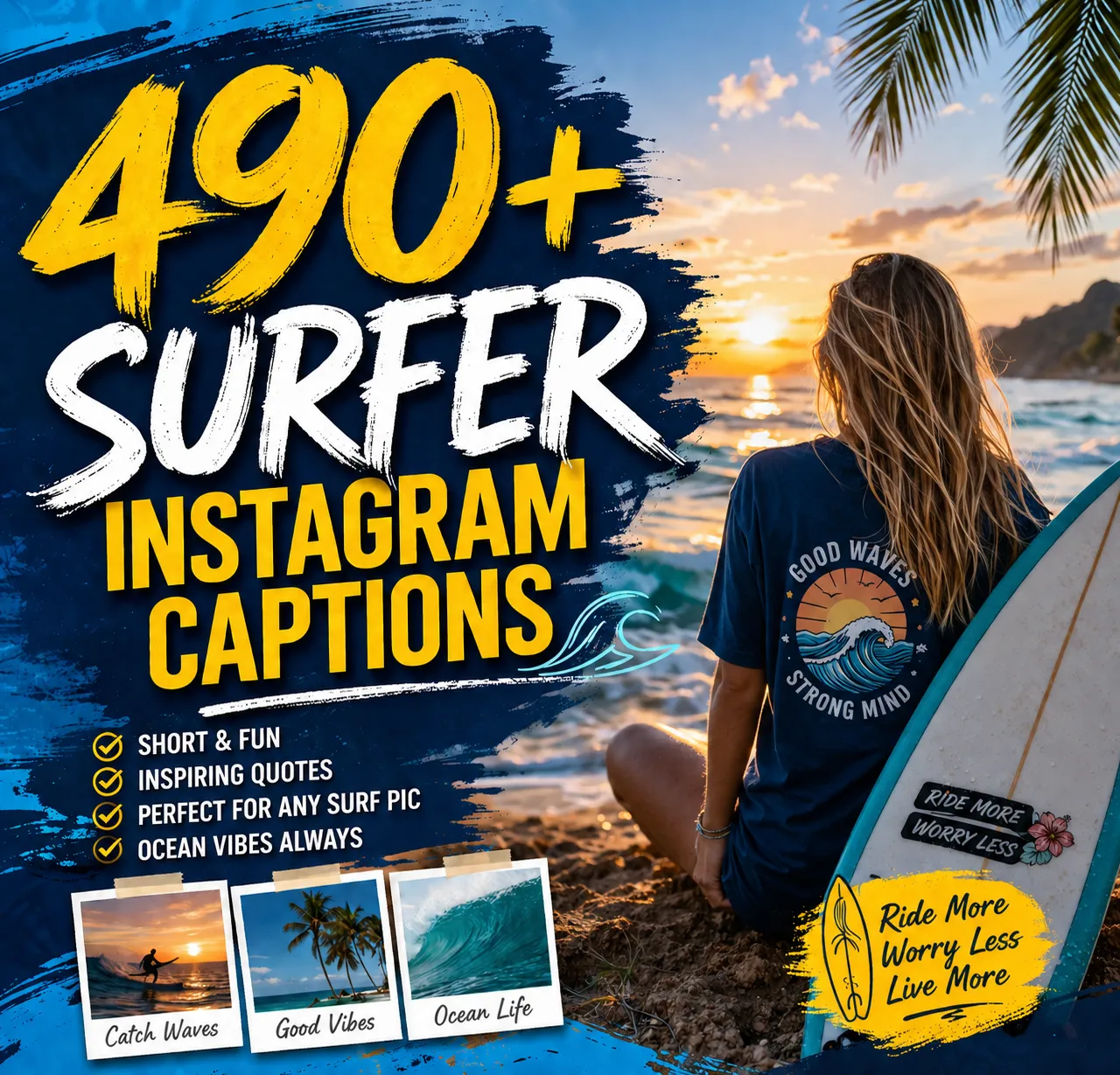 surfer Instagram captions