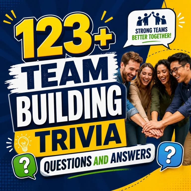 "team Building Trivia Questions and Answers"