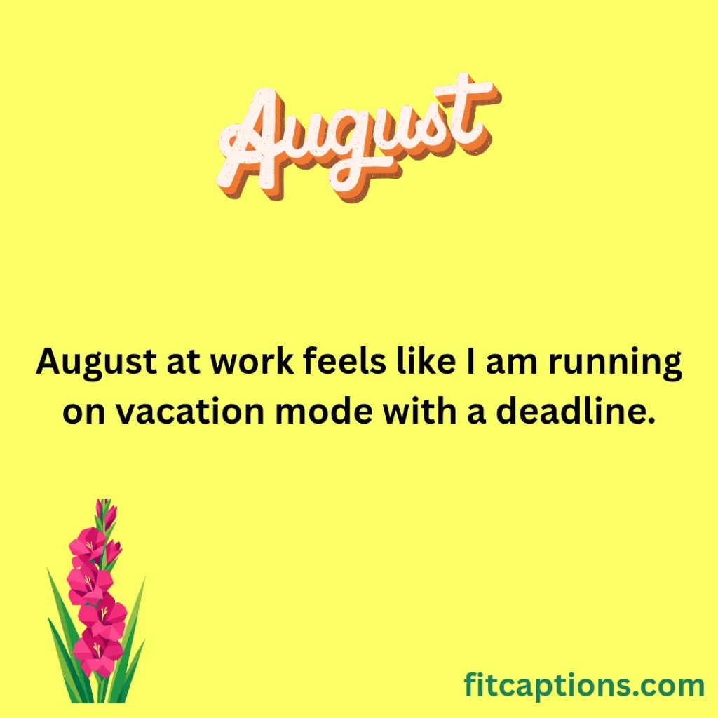 "Funny August Puns"