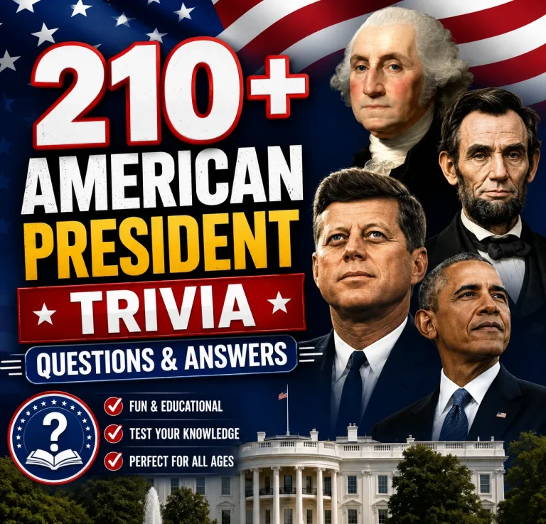 American president trivia questions and answers