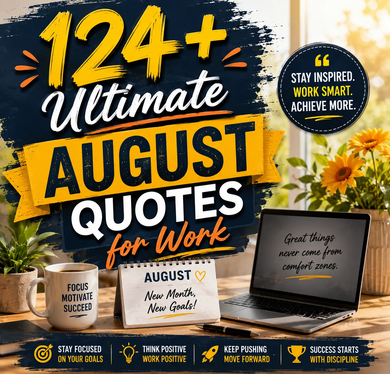 August Quotes for Work