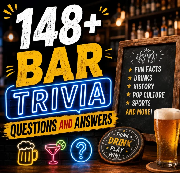 Bar Trivia Questions And Answers