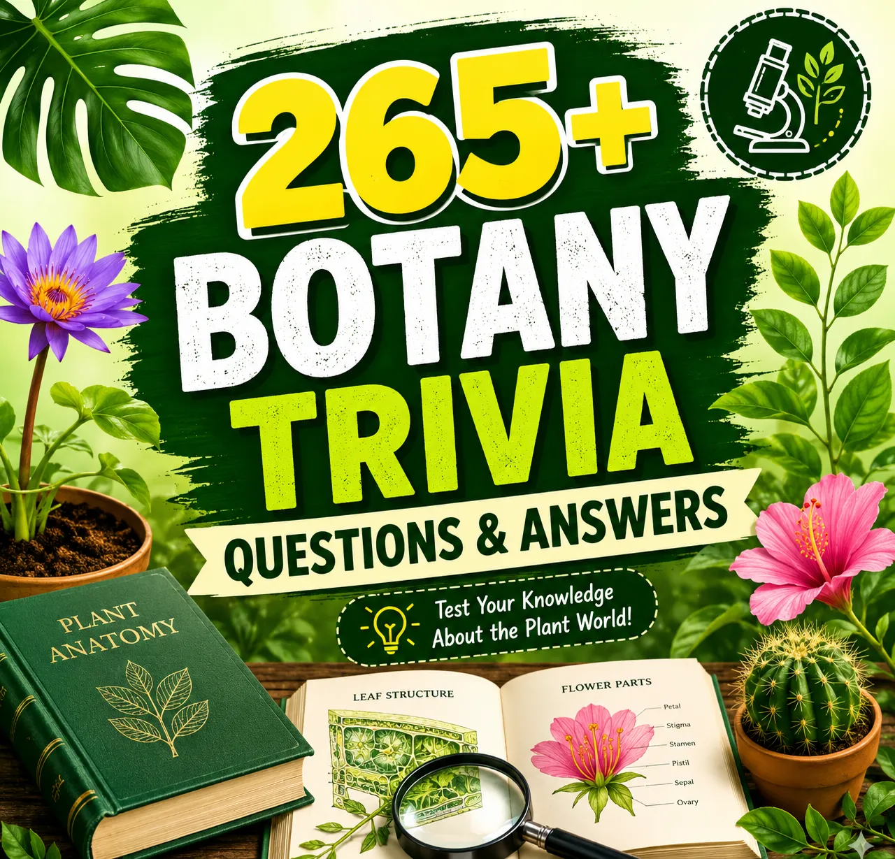 Botany trivia questions and answers