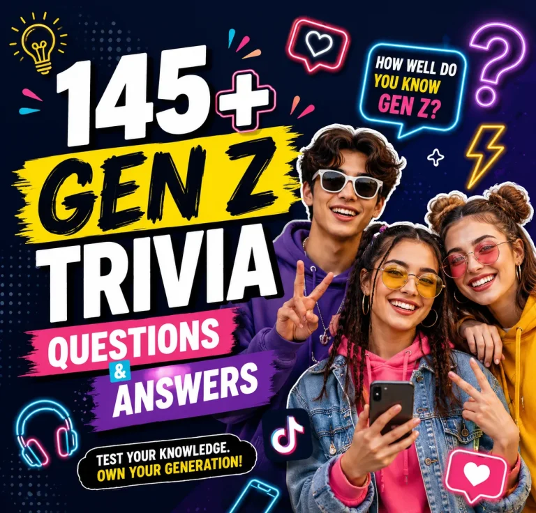 Gen z trivia questions and answers