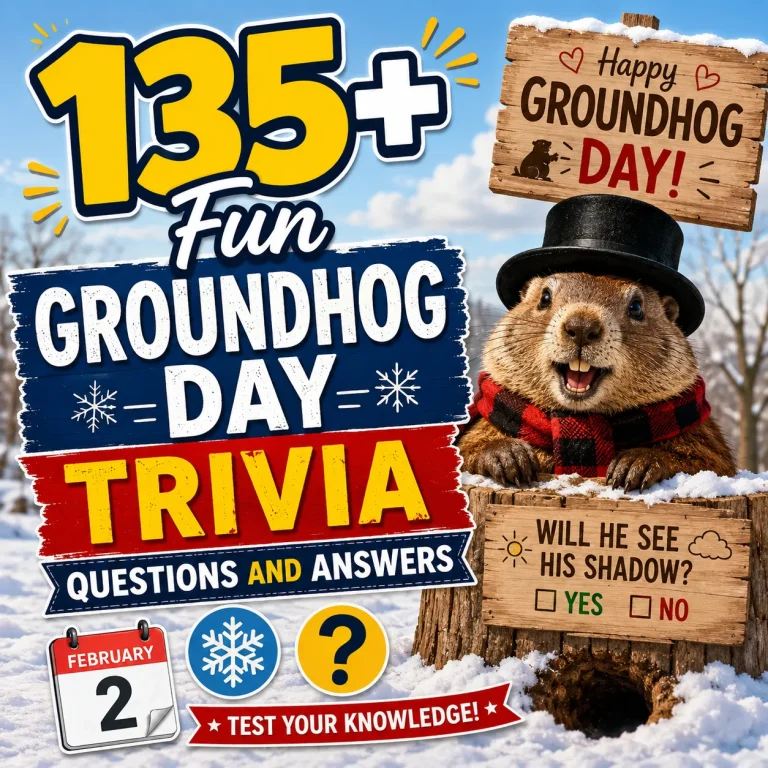 Groundhog Day Trivia Questions and Answers 1