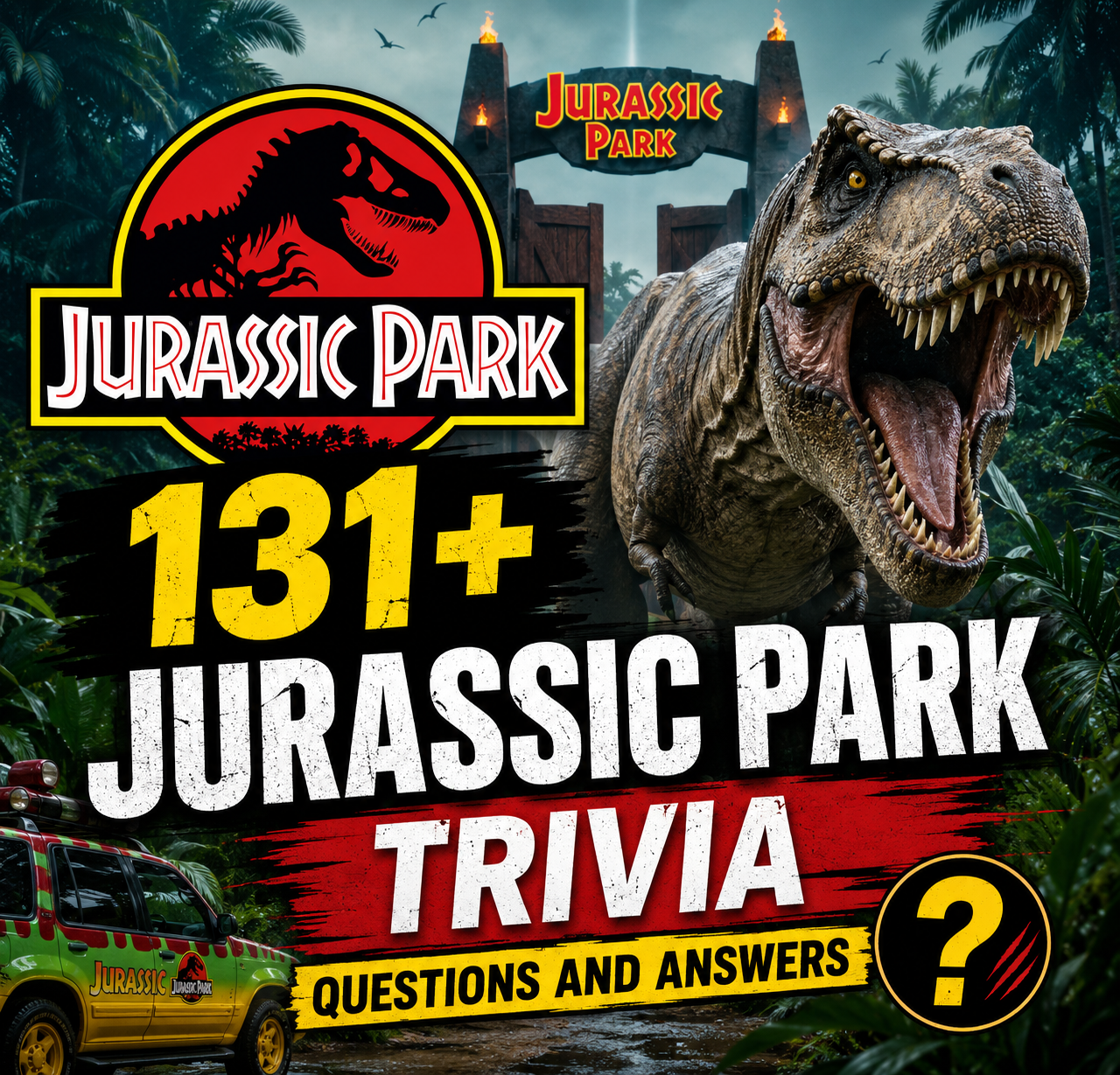 Jurassic park trivia questions and answers