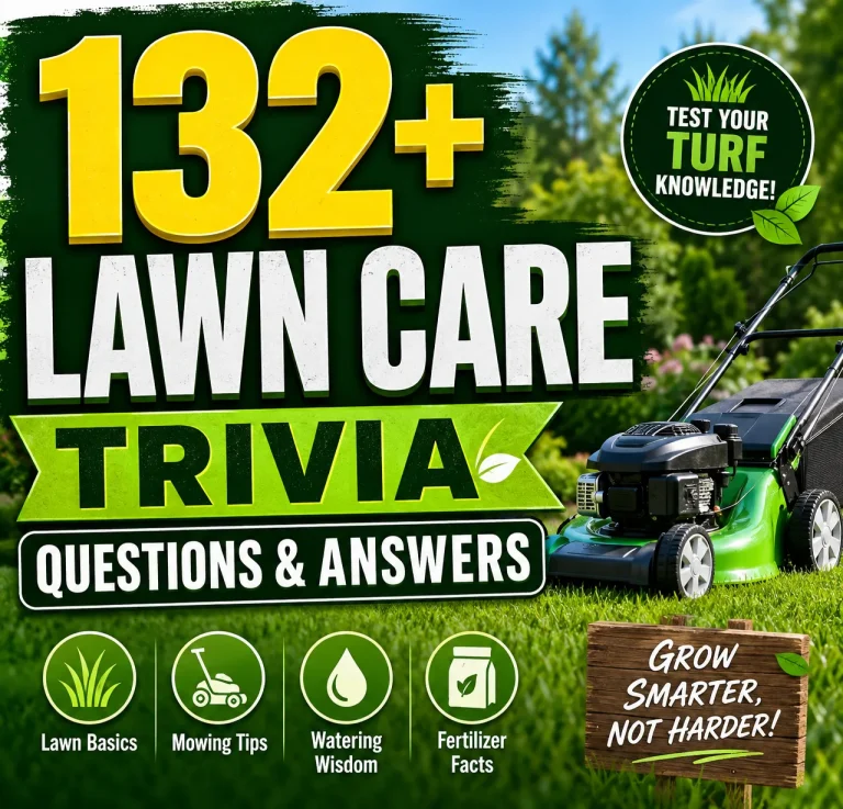 Lawn Care trivia questions and answers