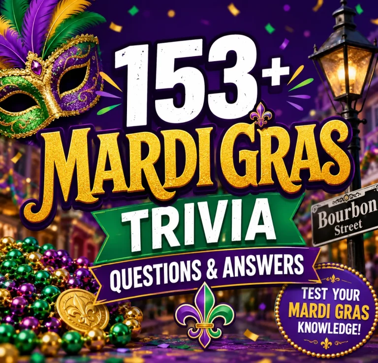 Mardi gras trivia questions and answers