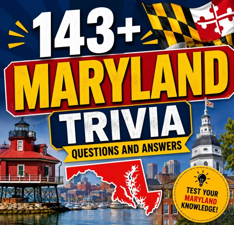 Maryland quiz questions and answers