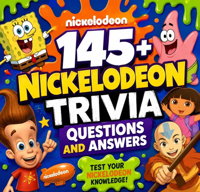 Nickelodeon trivia questions and answers