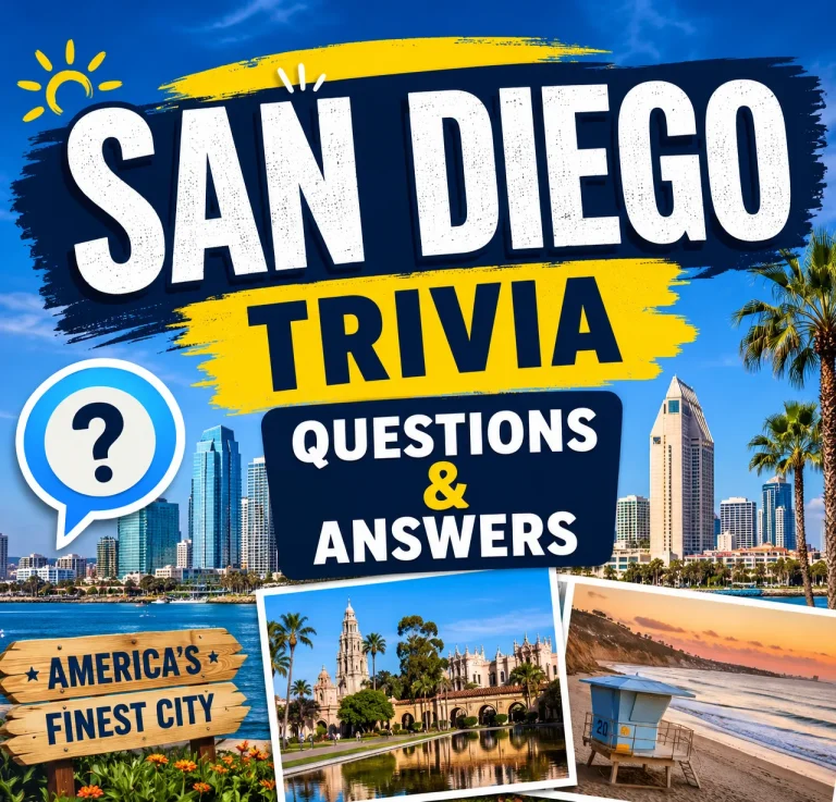 San Diego trivia questions and answers
