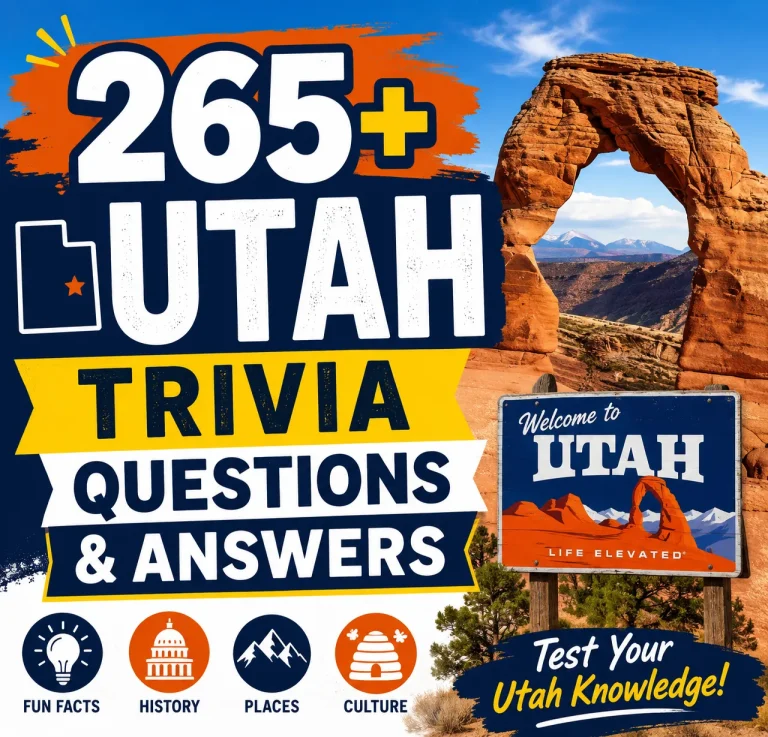 Utah trivia questions and answers