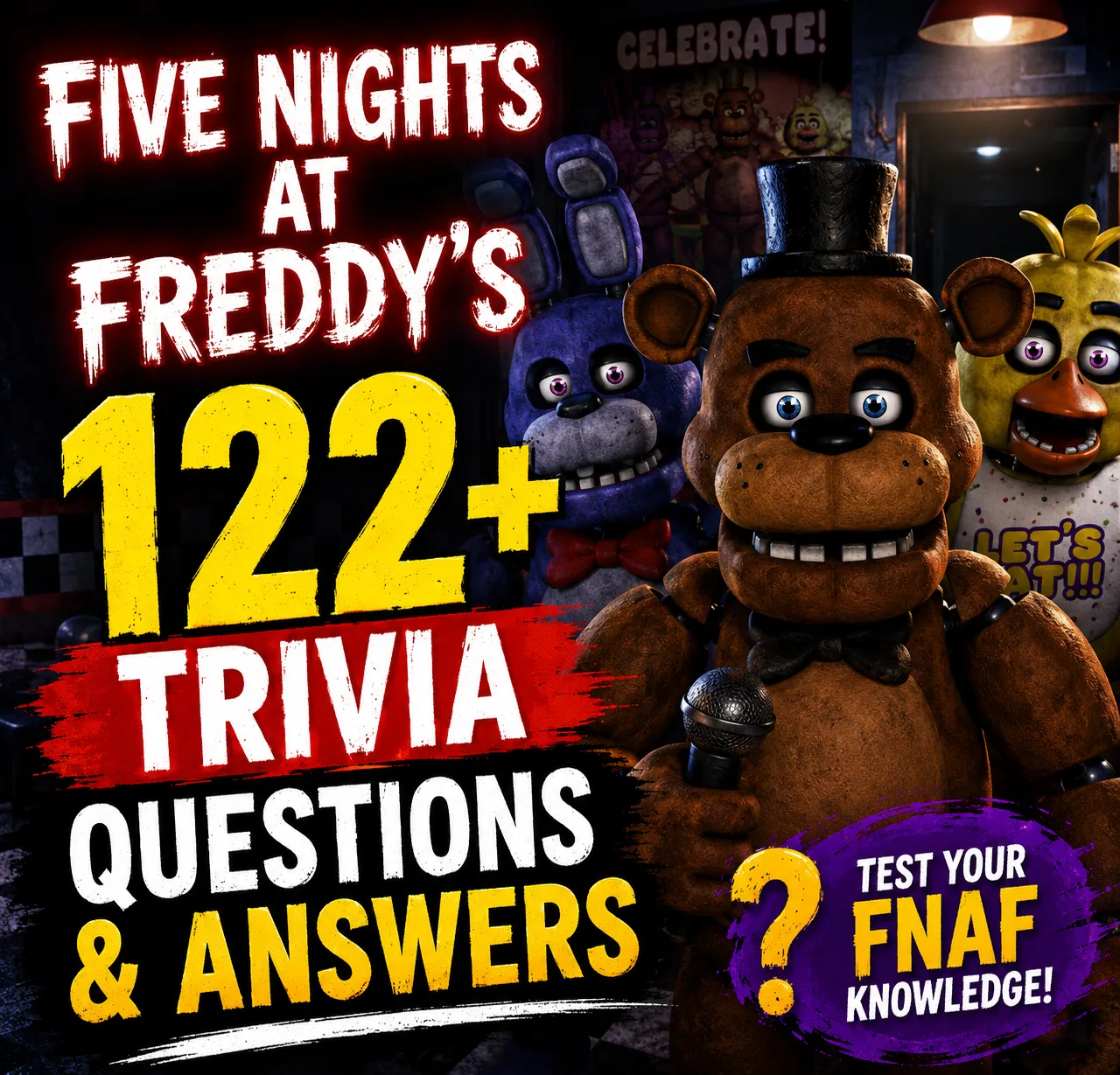 five nights at Freddys trivia questions and answers