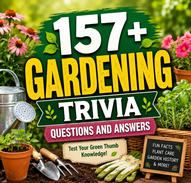 gardening trivia questions and answers