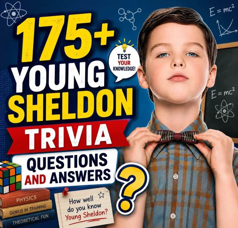 young Sheldon trivia questions and answers