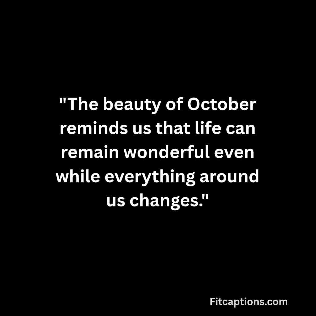 "Positive Quotes for October"