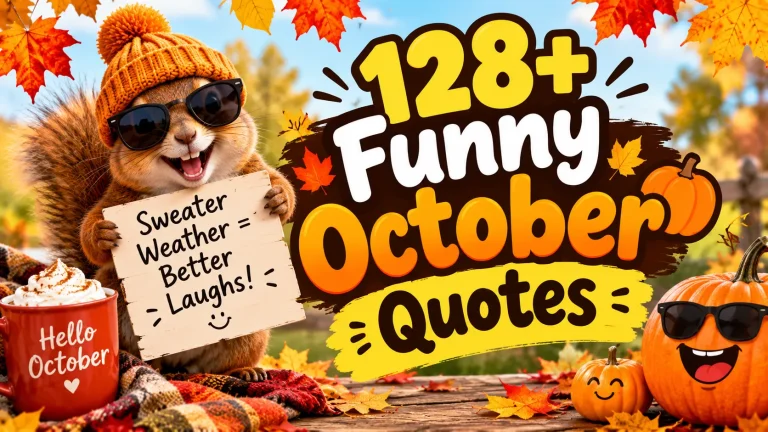 "Funny October Quotes"