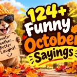 "Funny October Sayings"