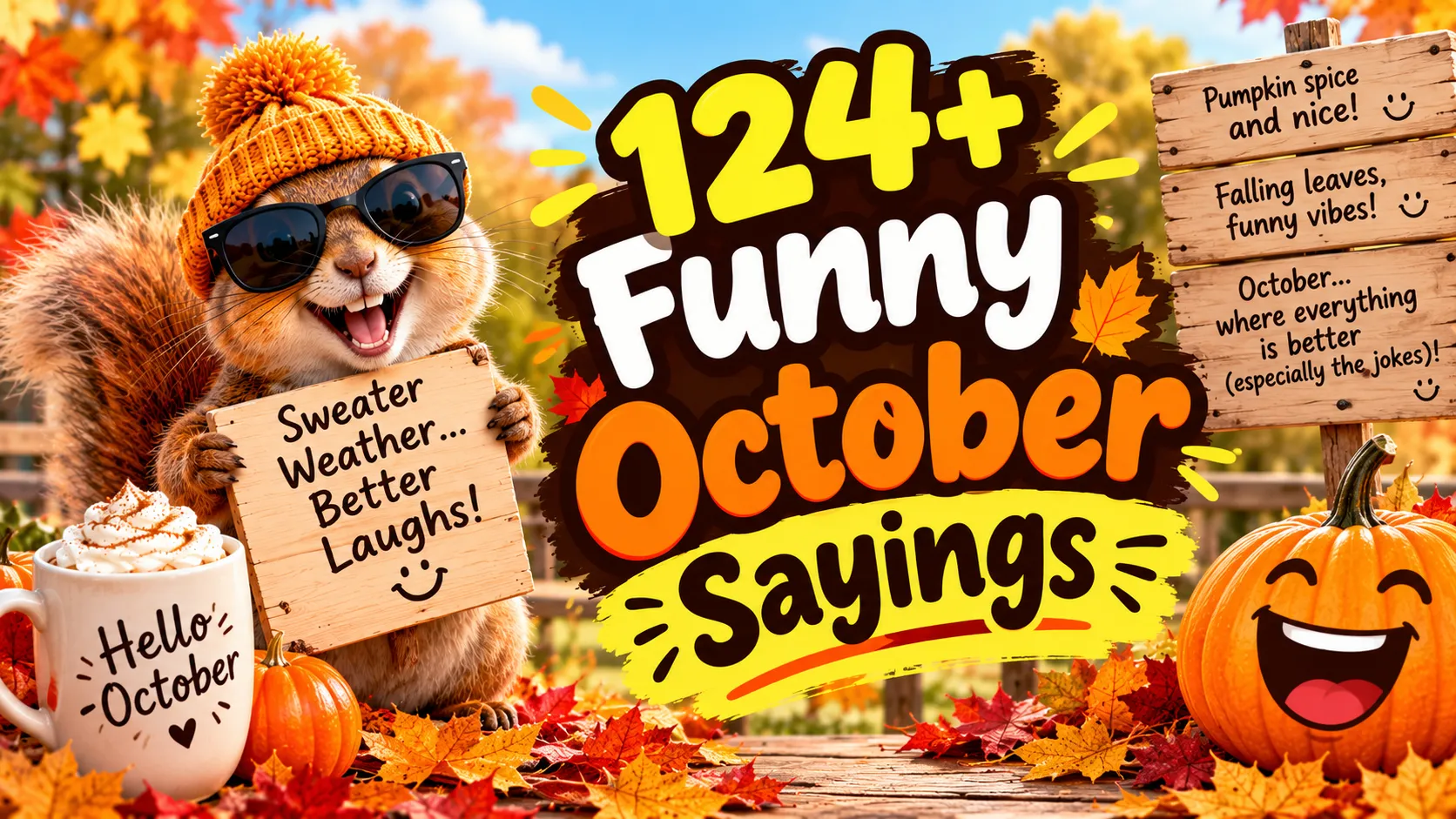 "Funny October Sayings"