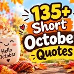 "Short October Quotes"