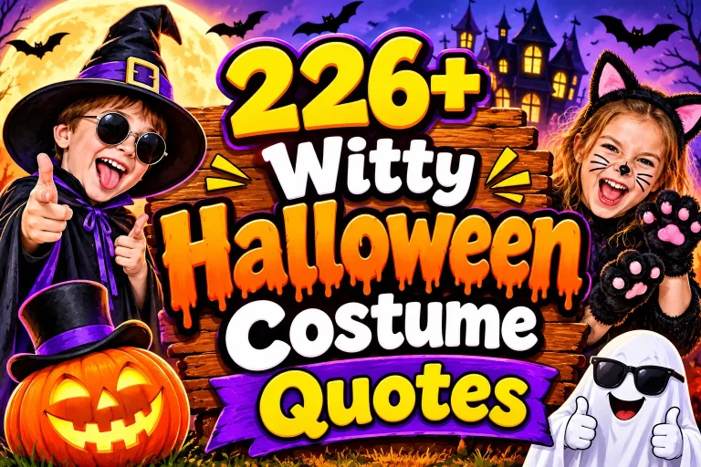 "Witty Halloween Costume Quotes"