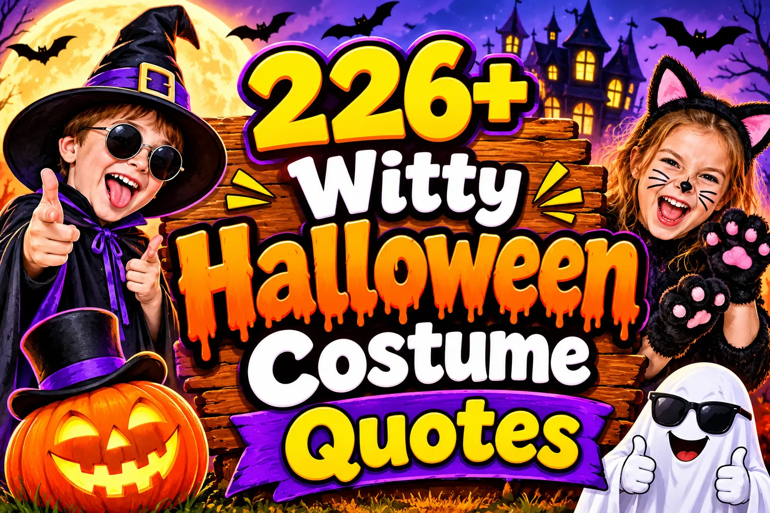 "Witty Halloween Costume Quotes"